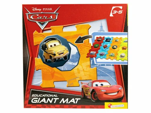 Puzzle 2 v 1 Cars 12 velkých dílků