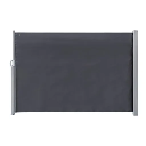 Happy Green Skládací posuvná zástěna 3 x 1,6 m, šedá