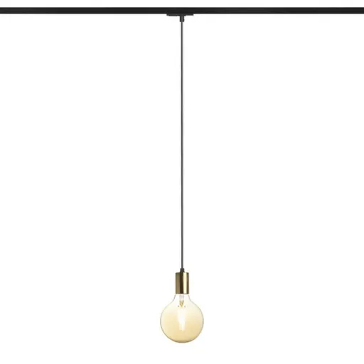 RED - DESIGN RENDL RENDL ARAQ pro jednookr. lištu závěsná česaná mosaz/černá 230V E27 42W R13978