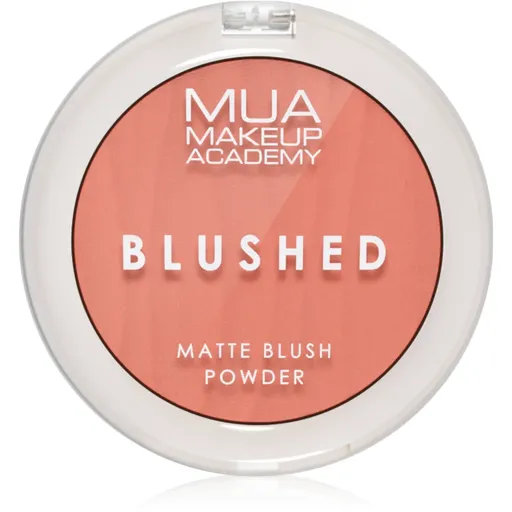 MUA Makeup Academy Blushed Powder Blusher pudrová tvářenka odstín Misty Rose 5 g