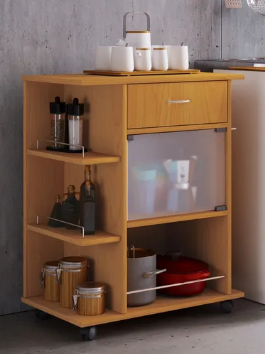 VCM Kuchyňský vozík Pocis, buk