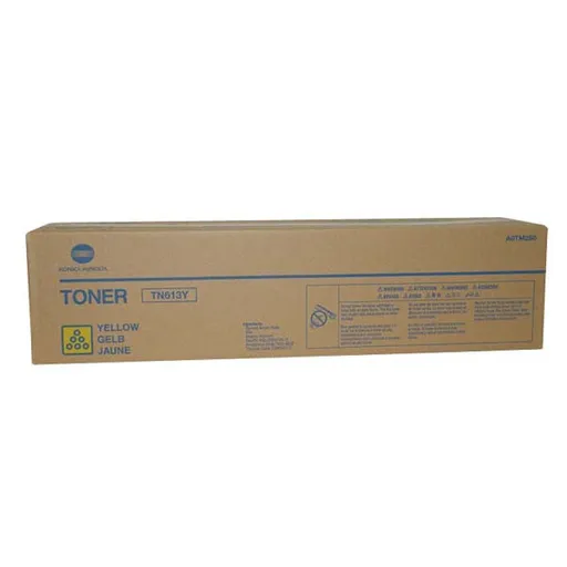 KONICA MINOLTA TN-613 Y - originální toner, žlutý, 30000 stran