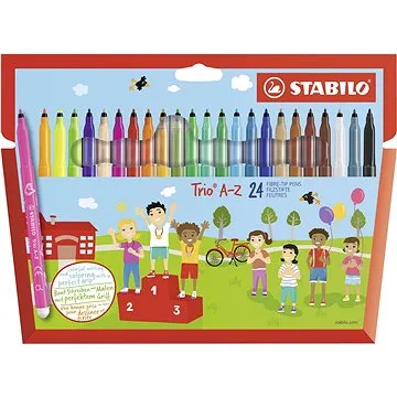 STABILO Trio A-Z pouzdro 24 barev (4006381355681)