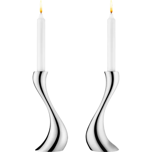 Svícen Georg Jensen Cobra set 2 ks + luxusní přívěsek