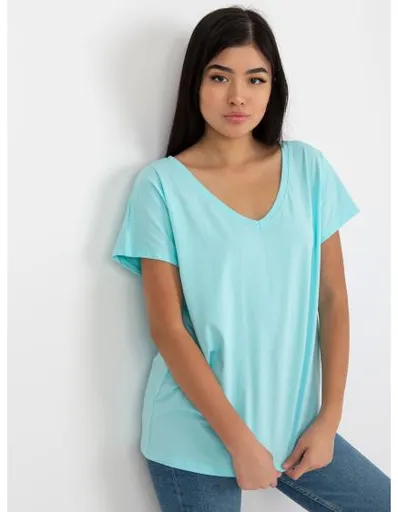 Dámské tričko z bavlny EMORY mátové