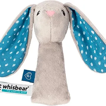 Whisbear chrastítko králík šedivý  (5907784645067)
