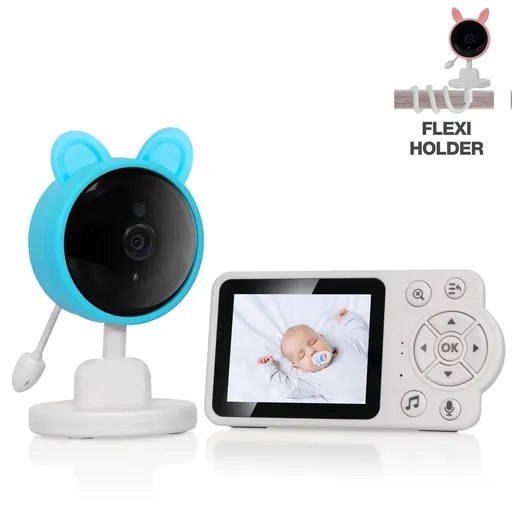 EVOLVEO Baby Monitor N3, dětská videochůvička, modrá