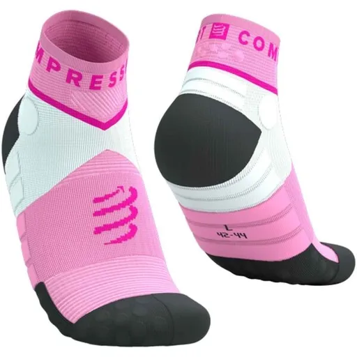 Compressport ULTRA TRAIL SOCKS Běžecké ponožky, růžová, velikost