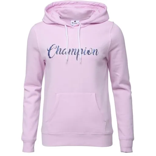 Champion HOODED Dámská mikina, růžová, velikost