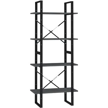 Shumee  se 4 policemi šedá 60×30×140 cm masivní borovice, 806444 (806444)
