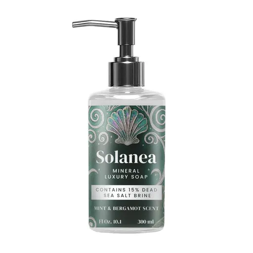 Solanea - Mýdlo na tělo s mátou, 300 ml