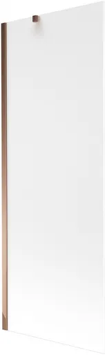 MEXEN/S Next vanová zástěna FIX 70 x 150, dekor, růžové zlato 895-070-000-00-30-60