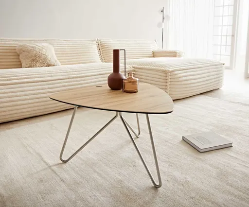 Konferenční stolek Ekrem 65x40 cm keramika křížová podnož