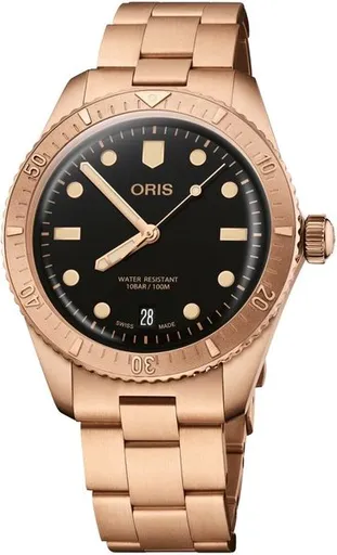 Oris Divers Sixty-Five Date Sepia 01 733 7771 3154-07 8 19