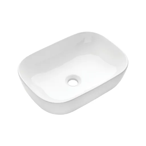 INVENA Umyvadlo na desku VITORIA 45,5 cm CE-48-001-W