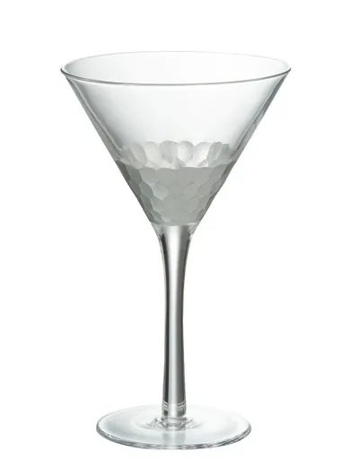 Sklenička na koktejl Silver - Ø 11,5*18,5 cm 68263