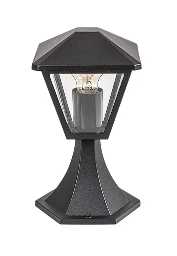 Rabalux Černá zahradní lampa Paravento pro žárovku E27 29cm 7148