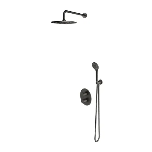 OMNIRES Y termostatický sprchový systém pro podomítkovou instalaci, grafit SYSYT05GR