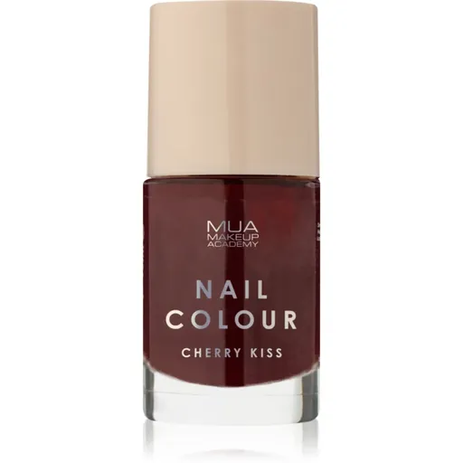 MUA Makeup Academy Nail Colour lak na nehty odstín Cherry Kiss 10 ml