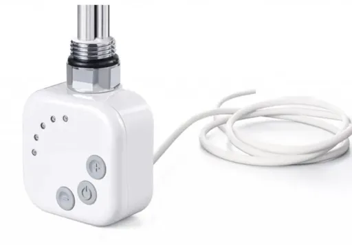 OLSEN SPA Topná tyč BURGH s termostatem a časovačem Barva topné tyče Bílá, Typ připojení Rovný kabel, Výkon topné tyče 600 W RDOHT2RK60006