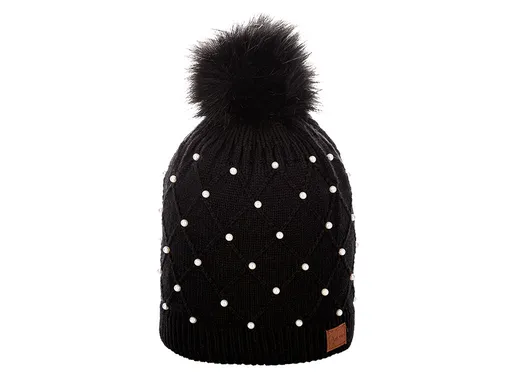 Čepice s perličkami