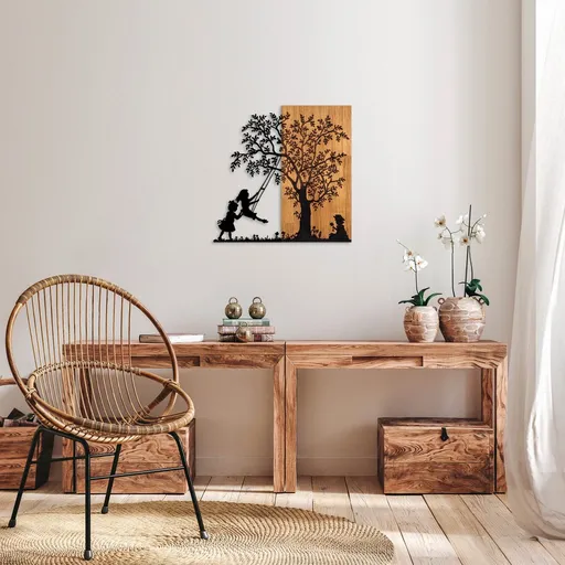 Dekorativní dřevěný doplněk na zeď The Tree And The Shaking Children