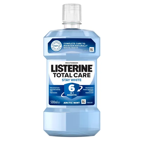 Listerine Ústní voda s bělicím účinkem Total Care Stay White 500 ml