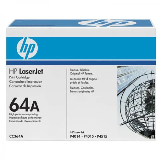 HP CC364A - originální toner HP 64A, černý, 10000 stran