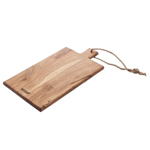 CUTTING CREW Krájecí prkénko s přírodním poutkem malé