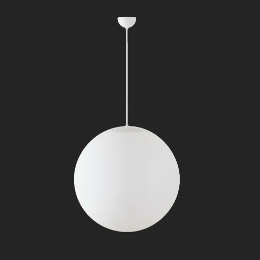 OSMONT ADR60867 ADRIA S5 závěsné skleněné svítidlo bílá IP40 4000 K 48W LED DALI