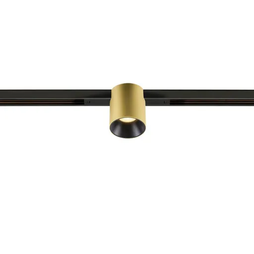 BIG WHITE (SLV) FIX-IT! 48V, DALI, kulatý, standardní lišta, spot, 2000-3000 K, 7,4 W, 36°, zlatý / černý 1008955