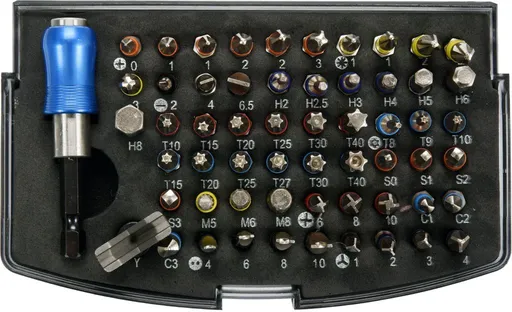 Cattara Sada bitů s adaptérem 1/4" 59ks