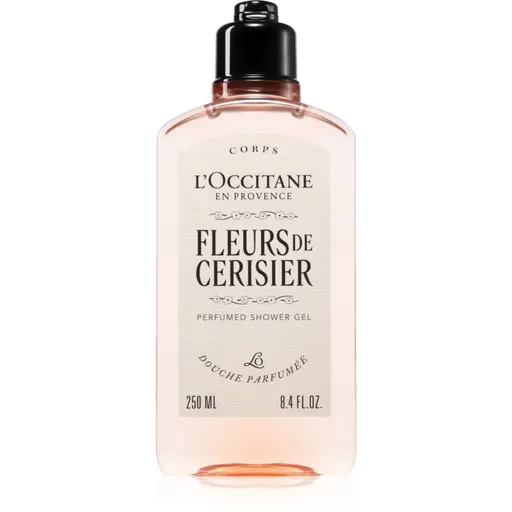 L’Occitane Fleurs de Cerisier sprchový gel s parfemací třešňový květ 250 ml
