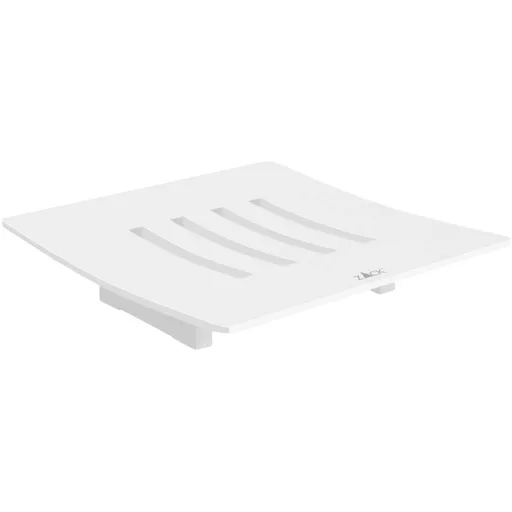 Miska na mýdlo ABBACO 10 cm, bílá, nerezová ocel, Zack