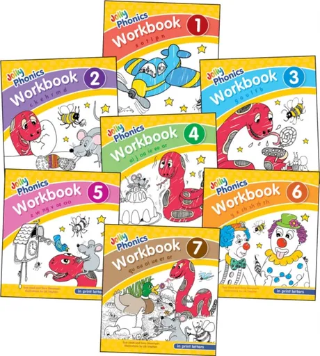 Jolly Phonics Workbooks 1â€“7 - Sara Wernham, Sue Lloyd