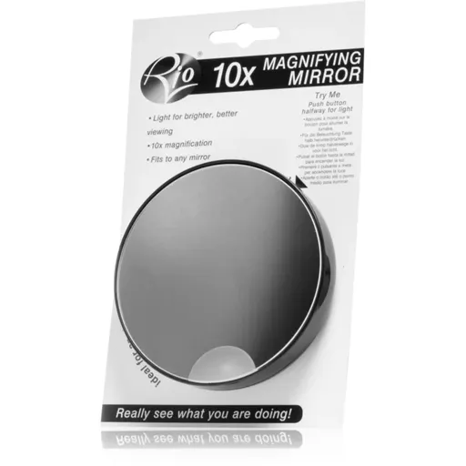 RIO 10x Magnifying Mirror zvětšovací zrcátko s přísavkami 1 ks
