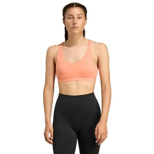 adidas ALL ME ESS MS Dámská sportovní podprsenka, oranžová, velikost