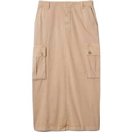 GAP UTILITY MIDI Dámská sukně, béžová, velikost