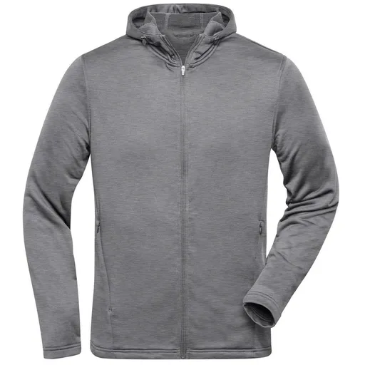 James & Nicholson (Daiber) Pánská sportovní mikina JN532 - Světlý melír | 2XL