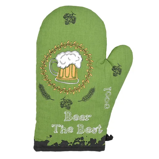 Chňapka kuchyňská PIVO zelená