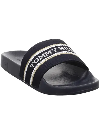 Tommy Hilfiger dámské tmavě modré pantofle FW0FW07845 36