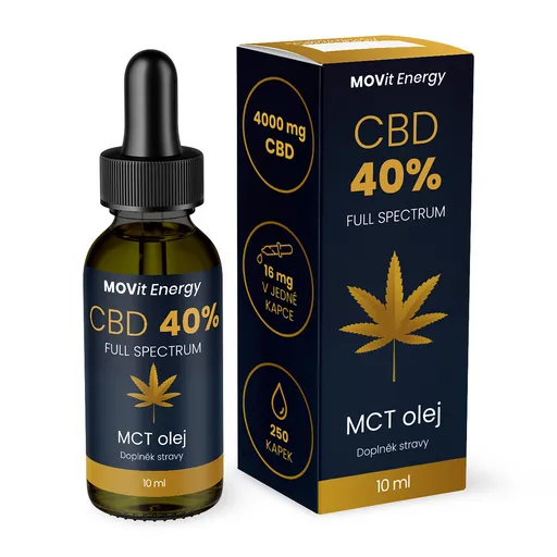 MOVit Energy CBD 40% Full Spectrum MCT olej 10 ml