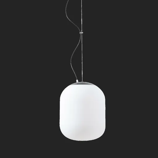 OSMONT TAN62846 TANIA L1 HP závěsné skleněné svítidlo černá / bílá IP40 4000 K 52W LED DALI