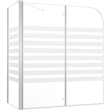 Sprchový kout 120 × 68 × 130 cm tvrzené sklo pruhovaný