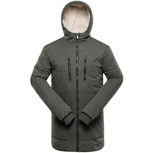 ALPINE PRO COLWEL Pánská zimní bunda, zelená, velikost 4XL