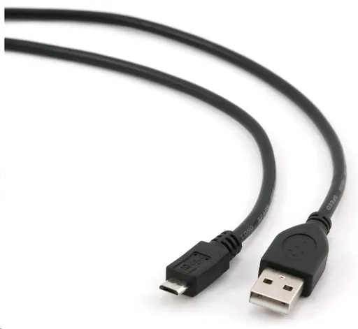 GEMBIRD Kabel USB 2.0 A-Micro B propojovací 1, 8m (černý)