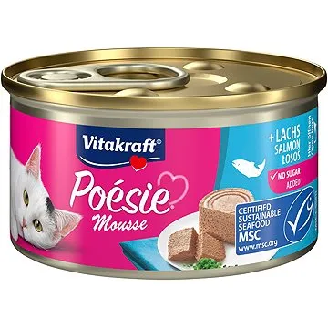 Vitakraft Cat mokré krmivo Poésie Mousse losos 85g (4008239398499)