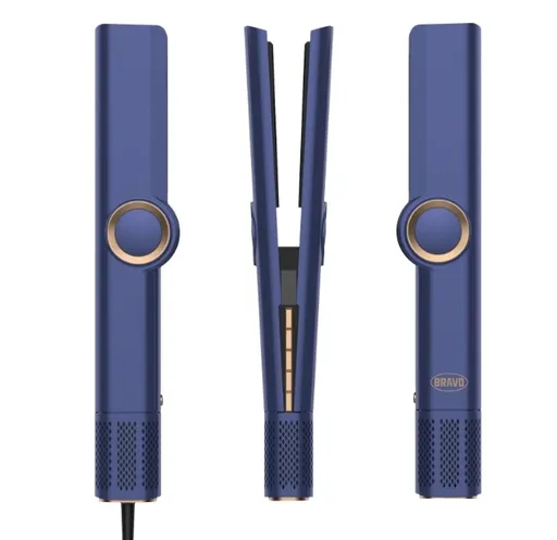 Bravo Profi žehlička na vlasy B-5004 Perfetta s BLDC motorem a fénem Barva: Modrá
