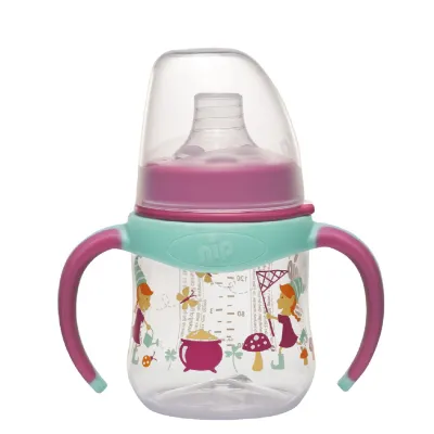 NIP hrneček trénovací 150ml holka - oranžová