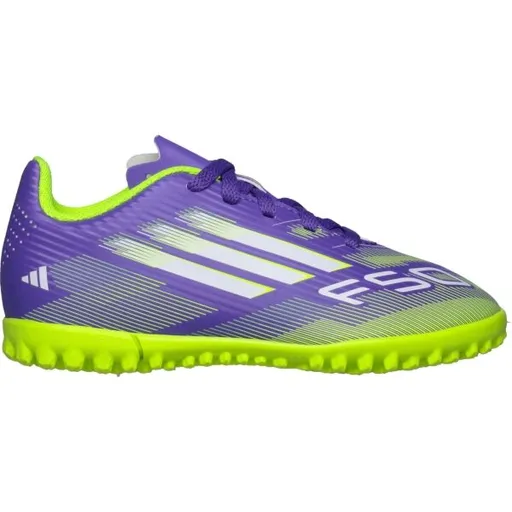 adidas F50 CLUB TF JR Dětské turfy, fialová, velikost
